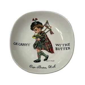 Vintage Cape Breton Decorative Butter Plate 5inch Made in UK